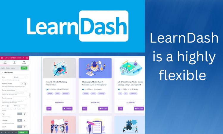 LearnDash comes with a large amount of integration work and a great Membership management process 